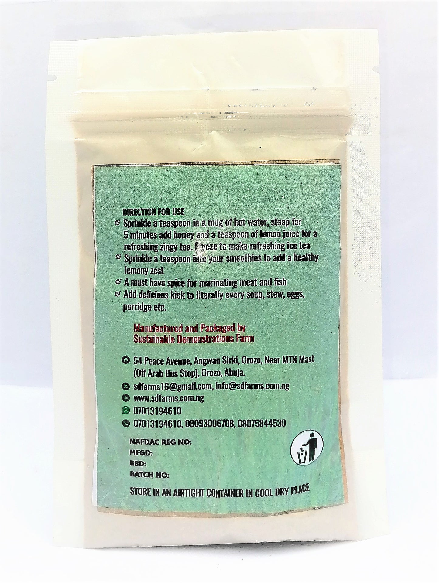 LEMON GRASS POWDER 40 Gram